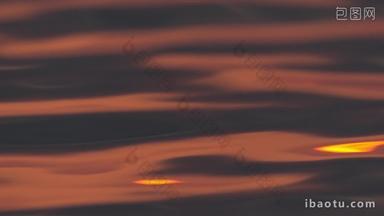 江河湖海水面波浪波纹实拍空镜